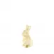 Toulouse Rabbit Sculpture, Gold Luster Crystal