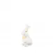 Toulouse Rabbit Sculpture, Clear, Gold Stamped Crystal