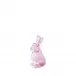 Toulouse Rabbit Sculpture, Pink Crystal