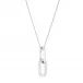 Empreinte Animale Pendant, Clear Crystal, Silver