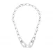 Empreinte Animale Necklace, Clear Crystal, Silver