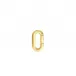 Empreinte Animale Carabiner Accessory - Antinea Green Crystal, 18K Yellow Gold-Plated - L