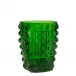 Croco Vase, Green Amazon Crystal