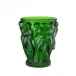 Bacchantes Vase, Green Amazon Crystal