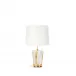 Ginkgo Small Lamp, Clear Crystal, Gilded Finish