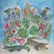 Foulard Lalique By Ginny Litscher, Blue Jungle Design