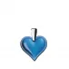 Amoureuse Beaucoup Pendant Sapphire Blue Crystal, Silver