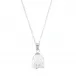 Muguet Pendant Clear Crystal, Silver