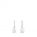 Muguet Earrings Clear Crystal, Silver