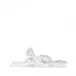 Reclining Egyptian Wolf, Limited Edition (8 Pieces), Clear Crystal (Special Order)