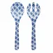 Moroccan Blue Melamine Salad Serving Set