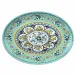 Madrid Turquoise Melamine 16" Oval Platter