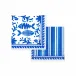 Mediterraneo Patterned Paper Cocktail Napkin 5" x 5" (Pack Of 20)