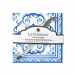 Mallorca Gift Set - Cocktail Napkins (Pack Of 20) With Laguiole Mini Cheese Knife (White)