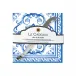 Mallorca  Cocktail Napkins 20Pk w/Laguiole Mini Cheese Knife White