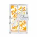 Sicily Orange Gift Set Patterned Guest Towel/Buffet Paper Napkins In Acrylic Holder