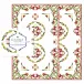 Vischio Set Of 2 Tea Towels 100% Cotton Flour Sack With Ribbon And Tag