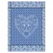 Amour Blue Tea Towel 24" x 31"