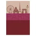 Paris Lumiere Red Tea Towel 28" x 20"