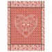 Amour Red Tea Towel 24" x 31"