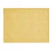 A La Carte Feuilles Yellow Coated Placemat 19" x 14"