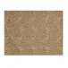 A La Carte Feuilles Brown Coated Placemat 19" x 14"