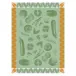 Ratatouille Green Tea Towel 24" x 31"