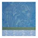 Escapade Tropicale Blue Napkin 23" x 23"