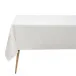 Marie-Galante White Coated Table Linens