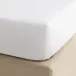 Songe White Fitted Sheet