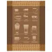 Barista Brown Tea Towel 24" x 31"