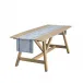 A L'Orangerie Blue Runner 16" x 126"