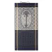 Palmeraie Black Beach Towel 39" x 79"