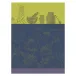 Moutarde En Fleurs Green Tea Towel 24" x 31"
