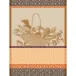 Potager D'Hiver Orange Tea Towel 24" x 31"