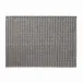 Empreintes Rayures Enduit Black Coated Placemat 20" x 14"