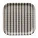 Dune Rayures Grey Tray 8" x 8"