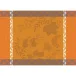 Manor Lane Enduit Orange Coated Placemat 20" x 14"