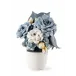 Vase With Flowers (Blue)