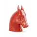The Horse Red-Gold Sculpture