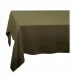 Linen Sateen Olive Tablecloth 70 x 126"