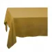 Linen Sateen Mustard Tablecloth 70 x 126"