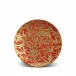 Fortuny 4 Dessert Plates Pergolesi Orange 8"