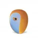 L'Objet + Lito Vide Poche Blue + Orange 7.25 x 5.5 x 1˝ - 18 x 14 x 3cm