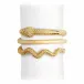 Snake Gold Napkin Rings (Set of 4)