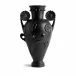 Persephone Vase Black 11 x 9 x 18.5" - 28 x 23 x 47cm