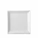 Perlee White Square Tray 8 x 8"