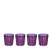 Prism Purple Double Old Fashioned Glasses, Set of 4