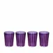 Prism Purple Highball Glasses, Set of 4