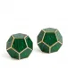 Pentagon Spice Jewel - Malachite + Gold